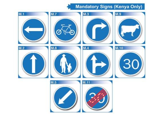 mandatory sign meaning