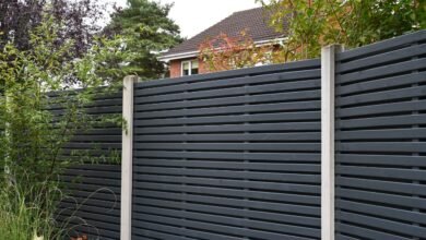double slatted fence panels